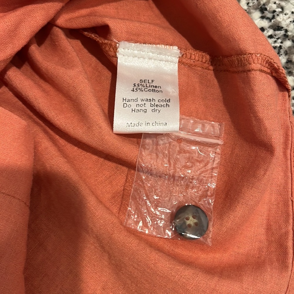 Bohme | Mod Ref Button Up Linen Shirt Size Small - Picture 4 of 4